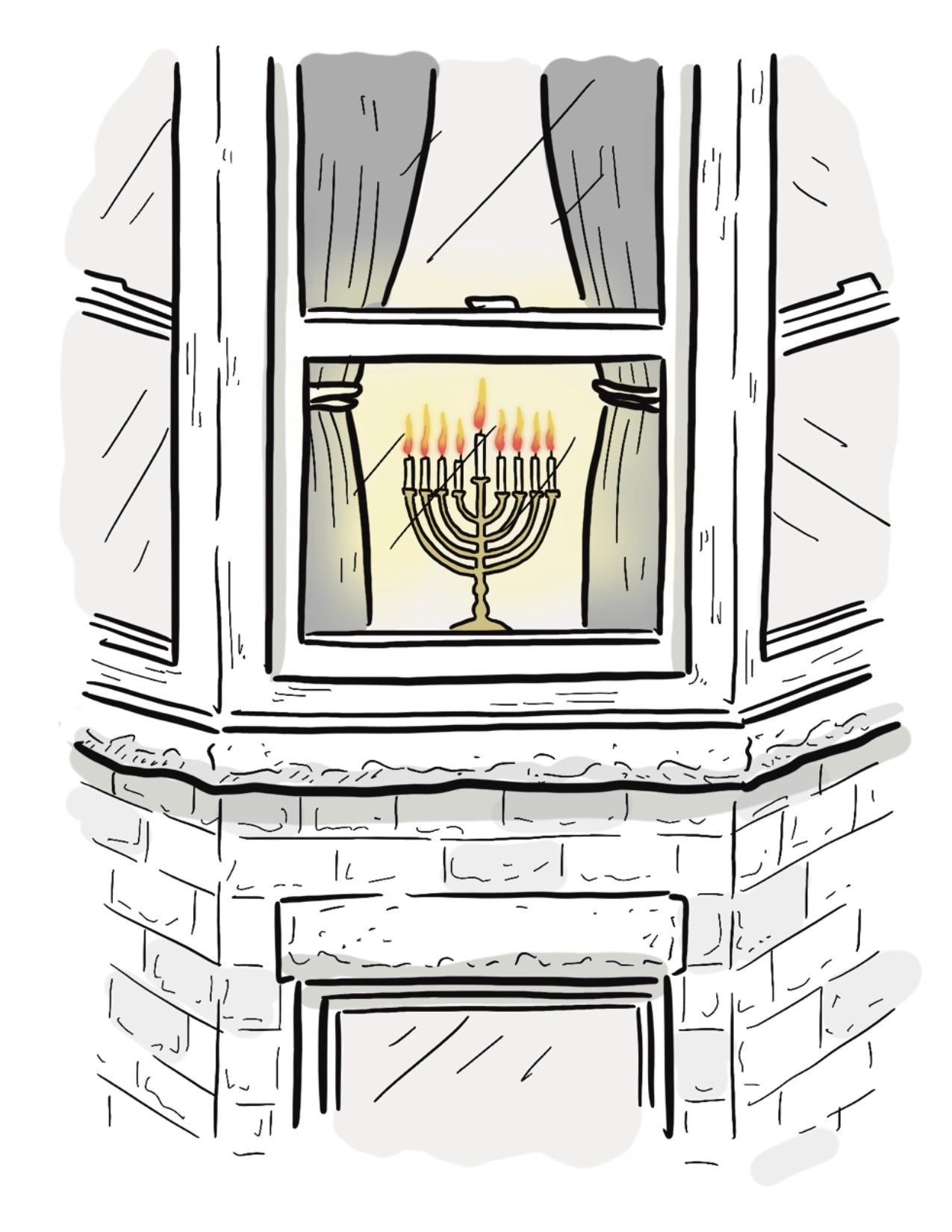 Menorah Window