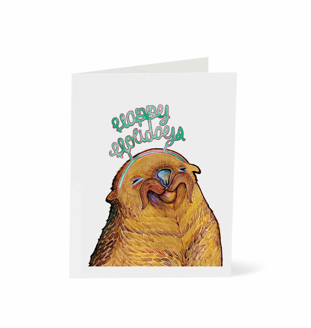 happy holidays otter