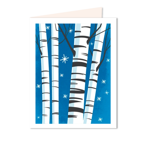 birch trees